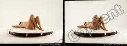 Nude Woman White Laying poses - ALL Pregnant long black Standard Photoshoot Pinup